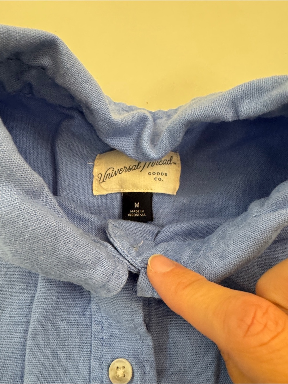 Blue linen matching set - Picture 6 of 6